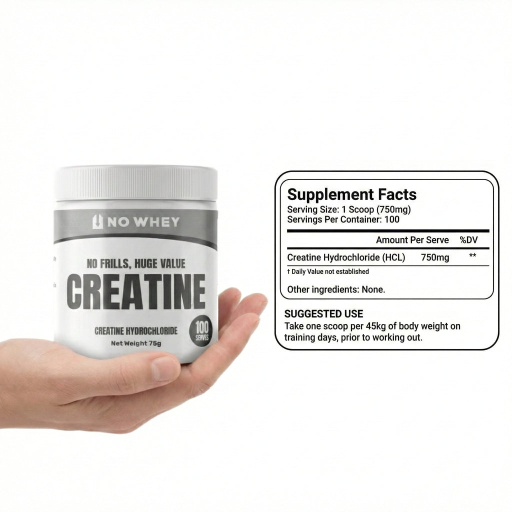 Creatine Hydrochloride 100 Serves