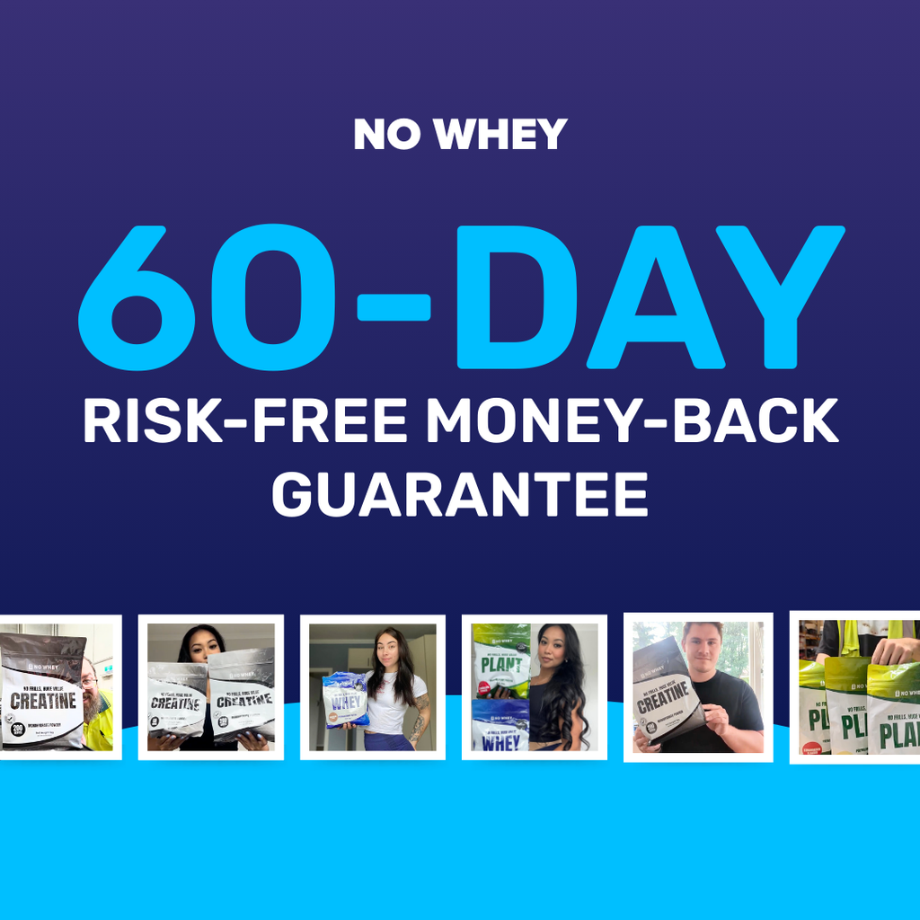 NoWhey 60-day guarantee