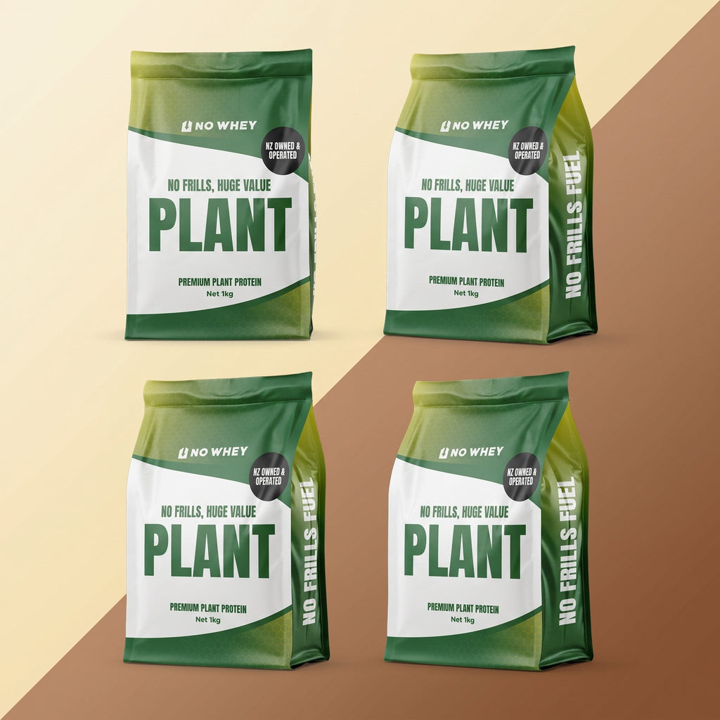 NoWhey Plant Power Pack - 4 packets in 2x2 grid