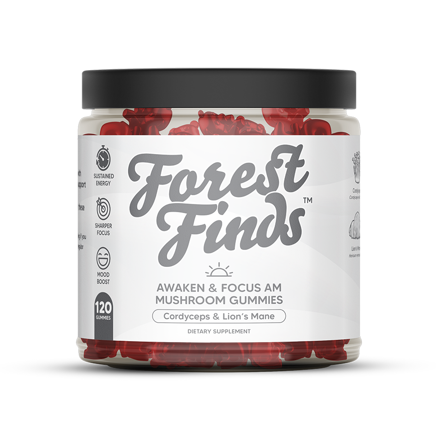NoWhey Naturals AM Mushroom Gummies 120 gummies jar