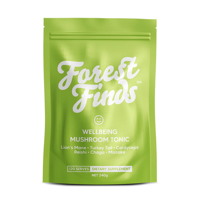 NoWhey Naturals Wellbeing Mushroom Tonic 120 serves stand-up pouch