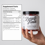 AM Mushroom Gummies supplement facts panel