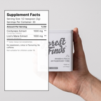 AM Mushroom Tonic supplement facts panel