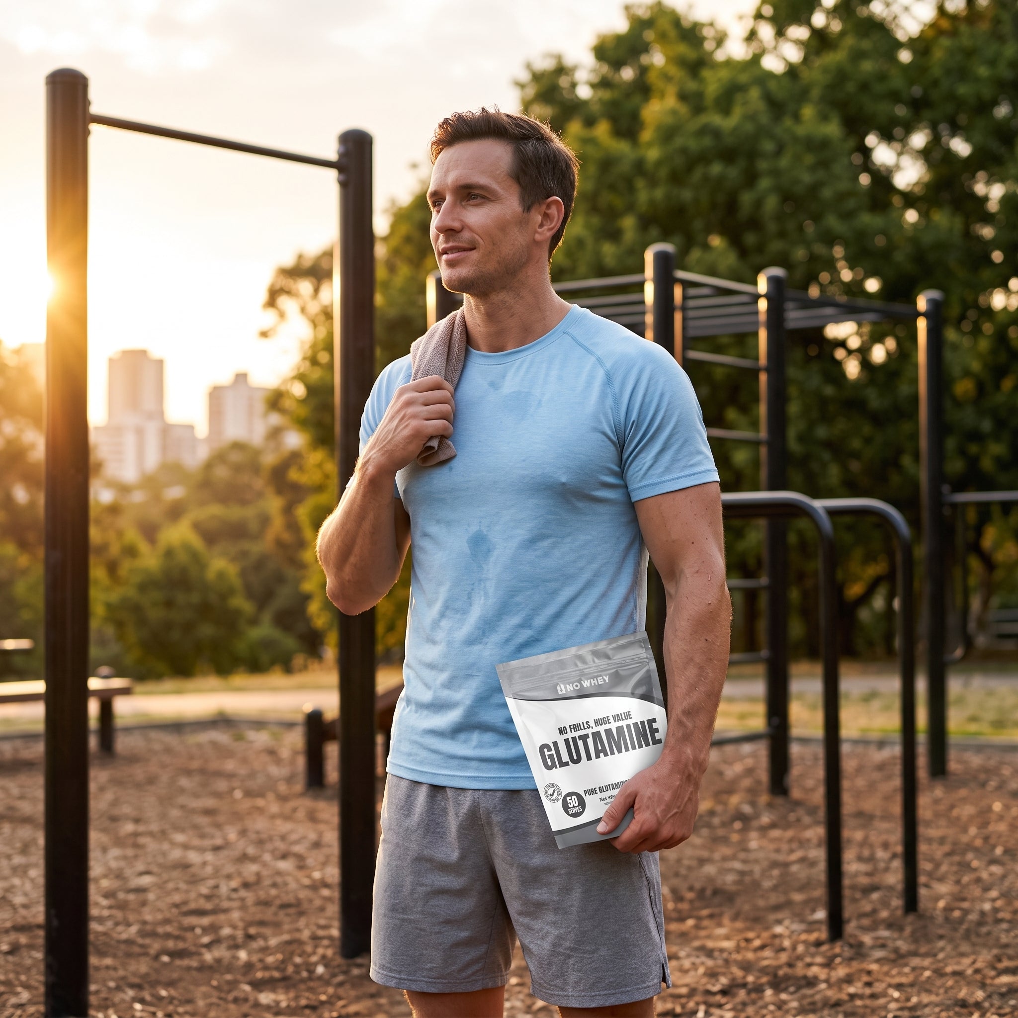 NoWhey Glutamine 250g outdoor training