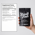 PM Mushroom Tonic 120 serve supplement facts panel
