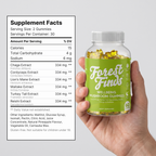 Wellbeing Mushroom Gummies supplement facts panel