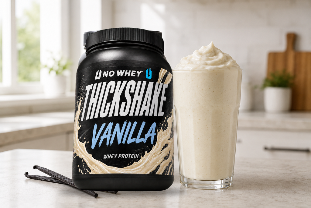 Thickshake on the kitchen counter