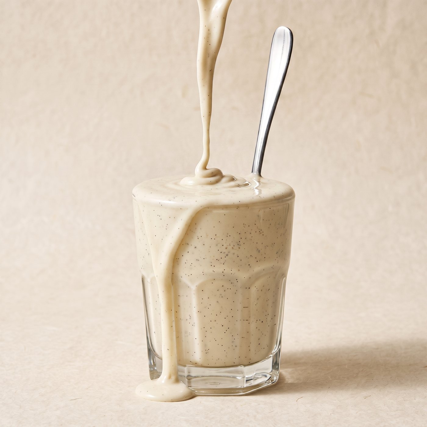 Thickshake at the mixing-guide ratio - thick pour