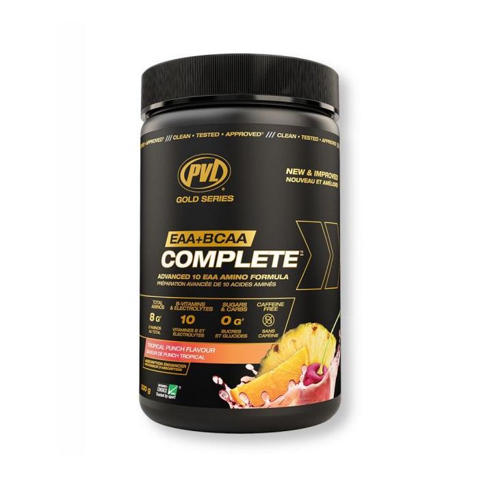 PVL Gold Series EAA+BCAA COMPLETE 30 Serve (Crushed/Dented tub