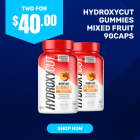 Hydroxycut Gummies Mixed Fruit 90ct Twin Pack