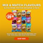 Alpha Prime Bites Protein Brownie Mix and Match Flavours 12 Pack 